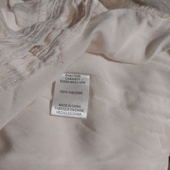 Saltwater LUXE Cream Ruffle Mini Dress - Picture 2 of 6